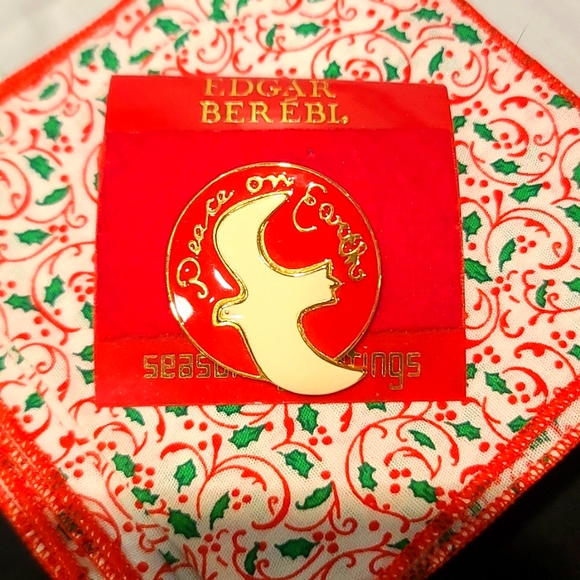 PEACE ON EARTH dove brooch pin NWT by Edgar Berebi - Picture 1 of 4
